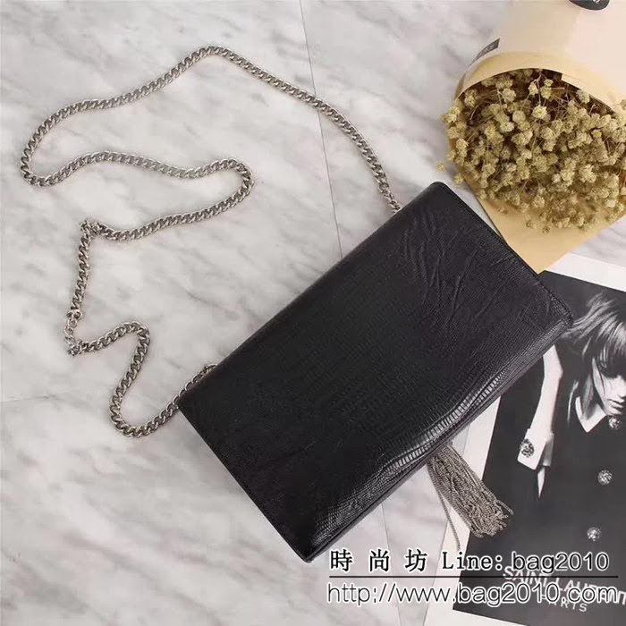 YSL聖羅蘭 專櫃品質 蜥蜴紋牛皮鏈條挎包 26814 YAS1171